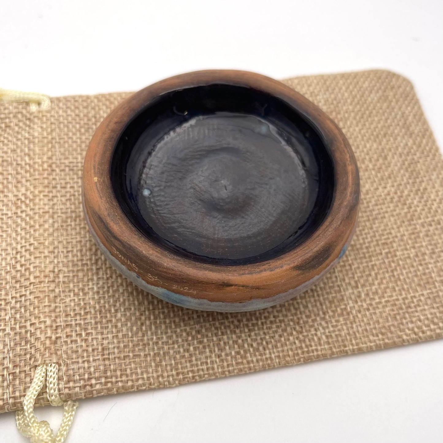 Clay Mixing Bowl Sacred Feathers