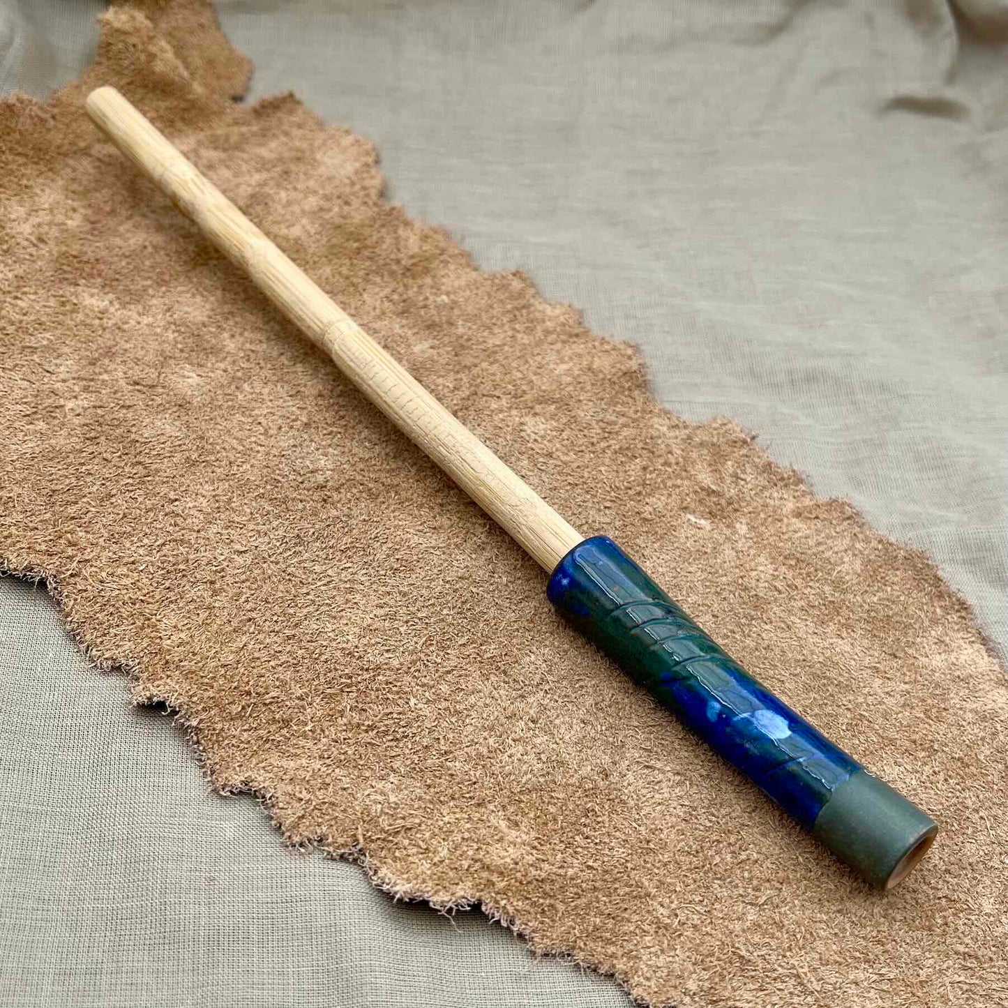 NEW - Sebsi Style One Hitter Pipe (Blue)