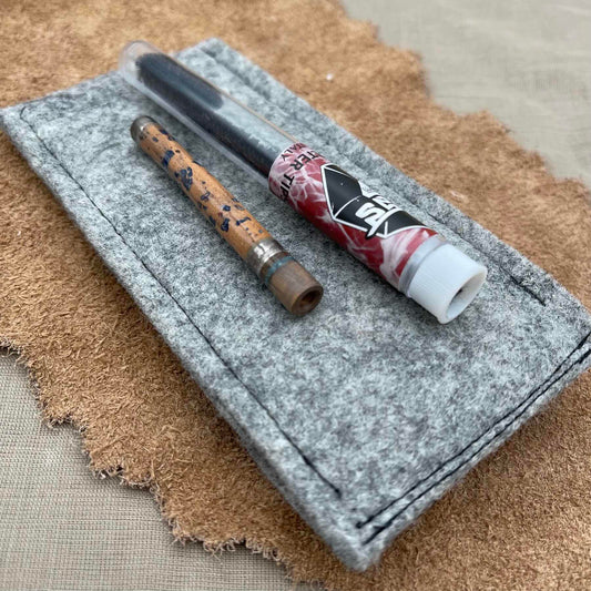 NEW - Clay Filter Tip with Matte Gray Glaze (tube)