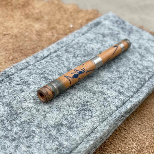NEW - Clay Filter Tip Hand Painted with Platinum (tube)