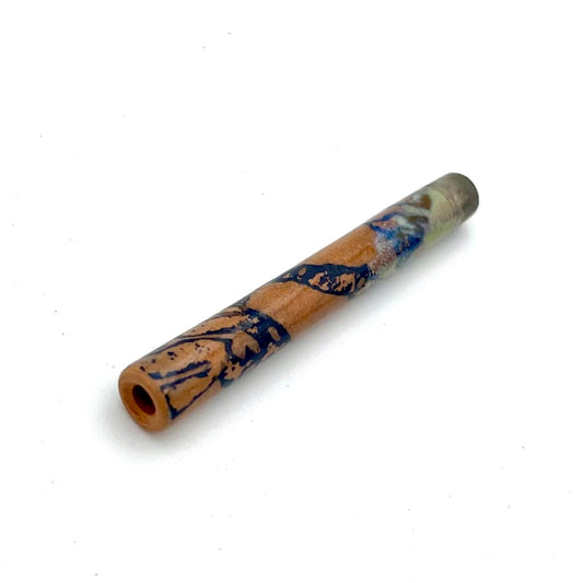 NEW - Clay Filter Tip with Blue Glaze (box)