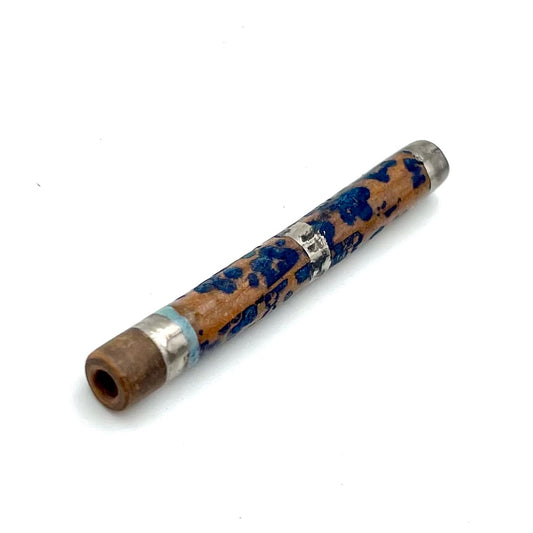 NEW - Clay Filter Tip Blue Flowers and Platinum (box)