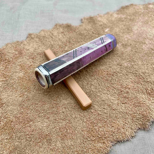 NEW - White Clay Pocket Rocket Purple Glaze