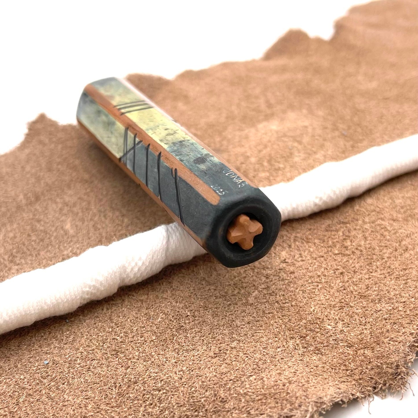 NEW - Micro Chillum With Push Stone